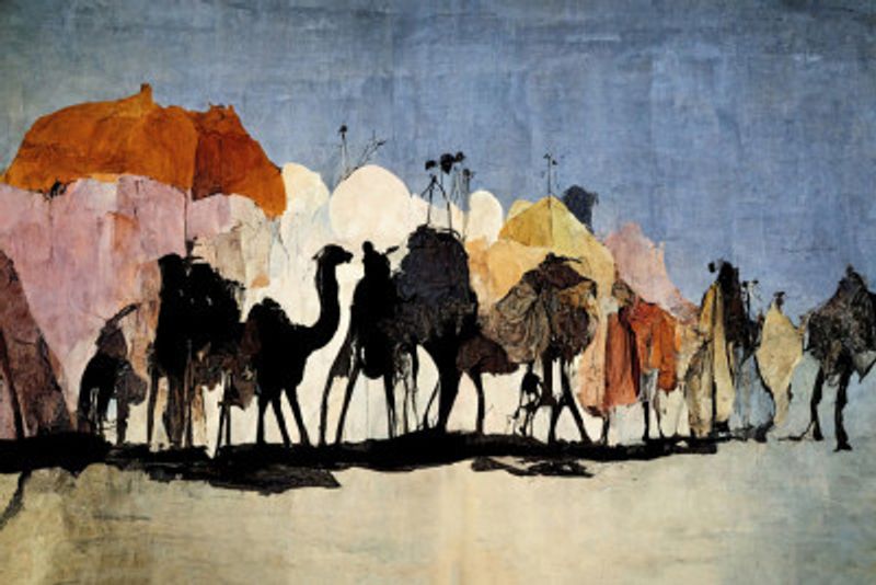 Desert Caravan Journey
