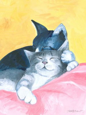 Siesta Cats Abstract