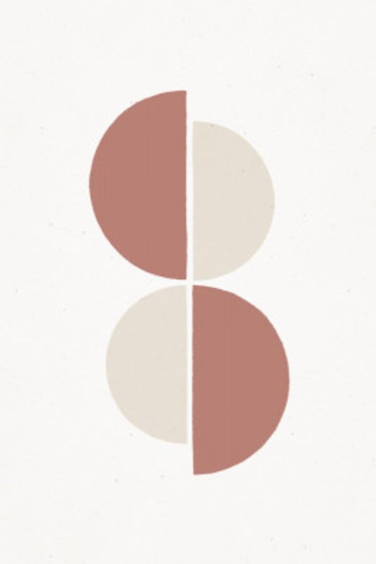 Geometric Shapes in Earthy Tones