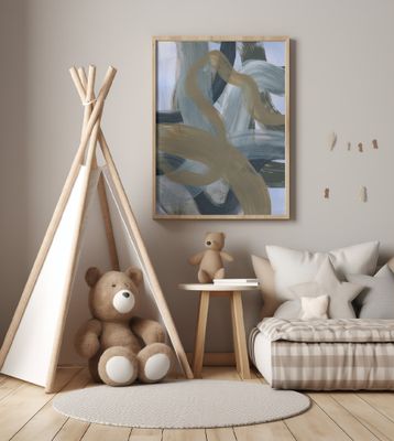 Abstract Brush Strokes 124