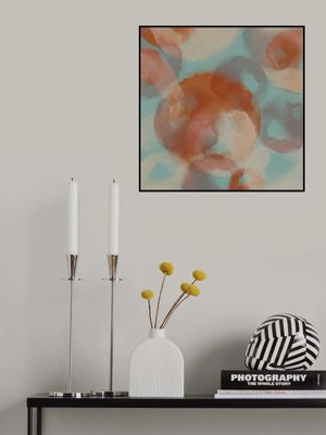 Soft Hues – Abstract Watercolor in Terra, Taupe, Blue