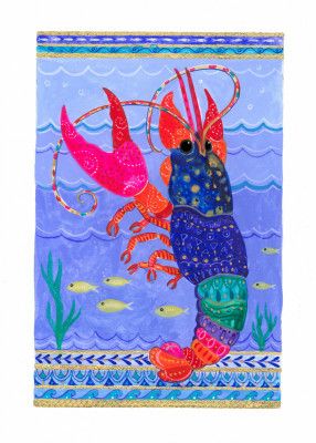 Vibrant Sea Lobster