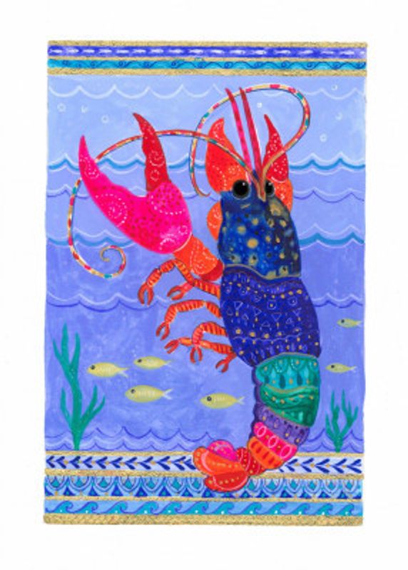 Vibrant Sea Lobster