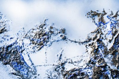 Contemporary Art - Maya Blue Bliss