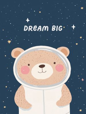 Space Explorer Bear