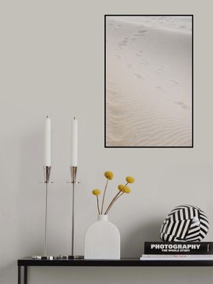 Footprints in Soft Sand