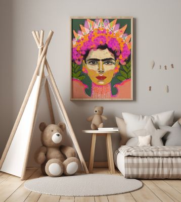 Vibrant Floral Crown