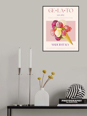 Vintage Style Gelato Poster