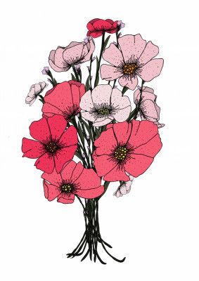 Bouquet Of Red Flowers