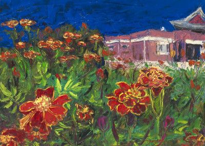 Marigold Oil On Canvas