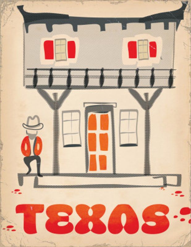 Texas Travel Poster