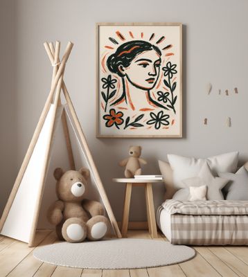 Floral Muse Portrait