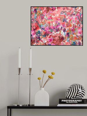 Repeatpattern Dancingdahlias Hot Pink