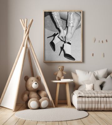 Legs Party Black and White