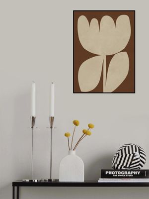 Beige Blossom Shapes