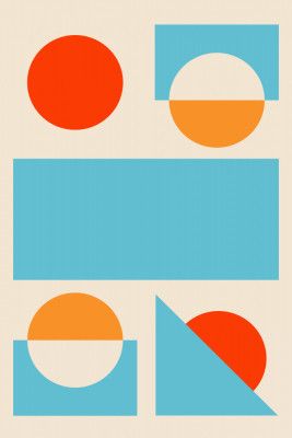 Bright Minimal Shapes Series #2
