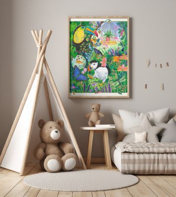 Wildlife In Lush Greenery