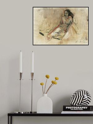 Sketch of a Reclining Nude Woman