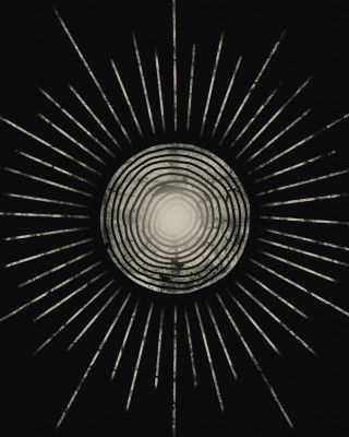 Midnight Sun Abstraction