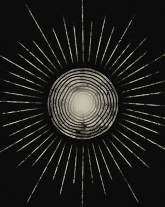 Midnight Sun Abstraction