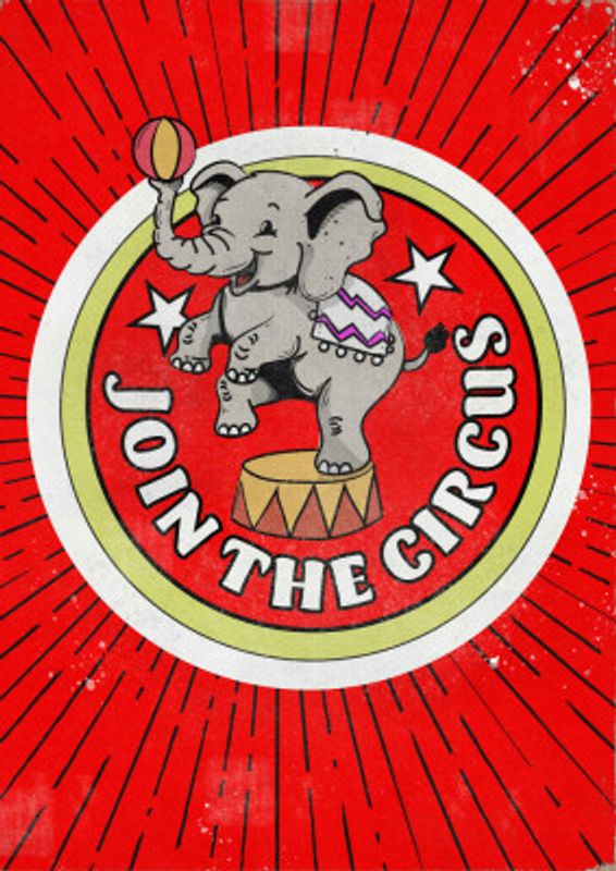 Join the Circus Vintage Commercial