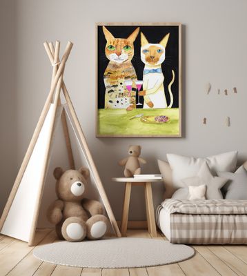 Cats Drinking Best Friends