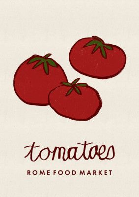 Food Art - Tomatoes Rome Food Market