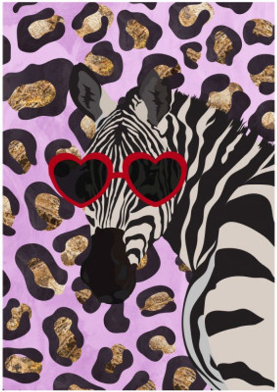 Leopard Print Zebra Pink