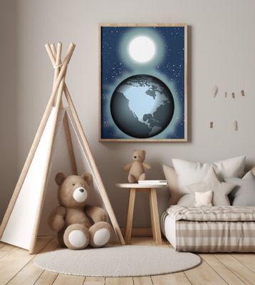 Vintage Travel poster Of the United States