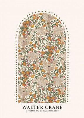 Cockatoo and Pomegranate