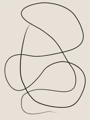 Swirling One Line Art