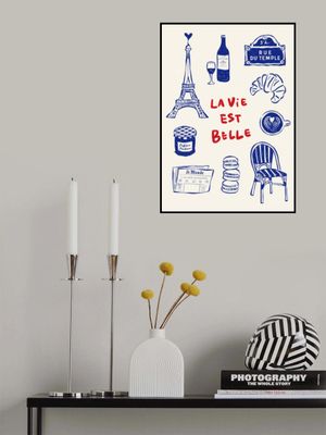 La Vie Est Belle - Paris Poster