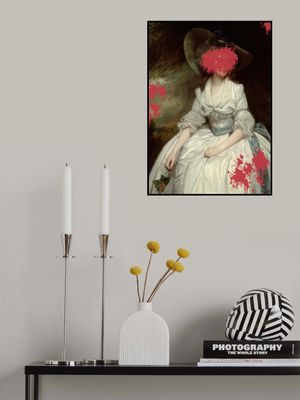 Renaissance Red Splash - Altered Art