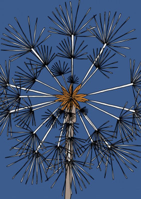 A Stylized Dandelion