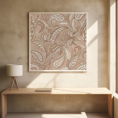 Welcoming Paisley beige