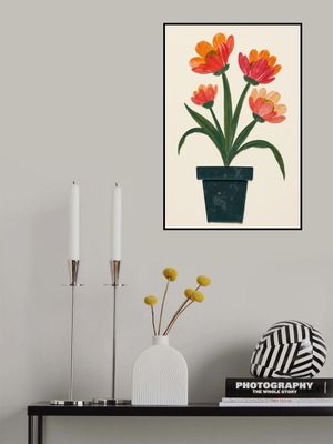 Potted Florals Colorful Flowers