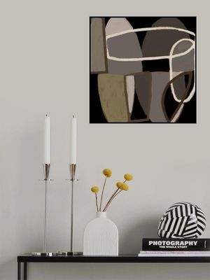 Abstract black and white