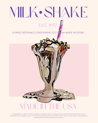 Milkshake Print