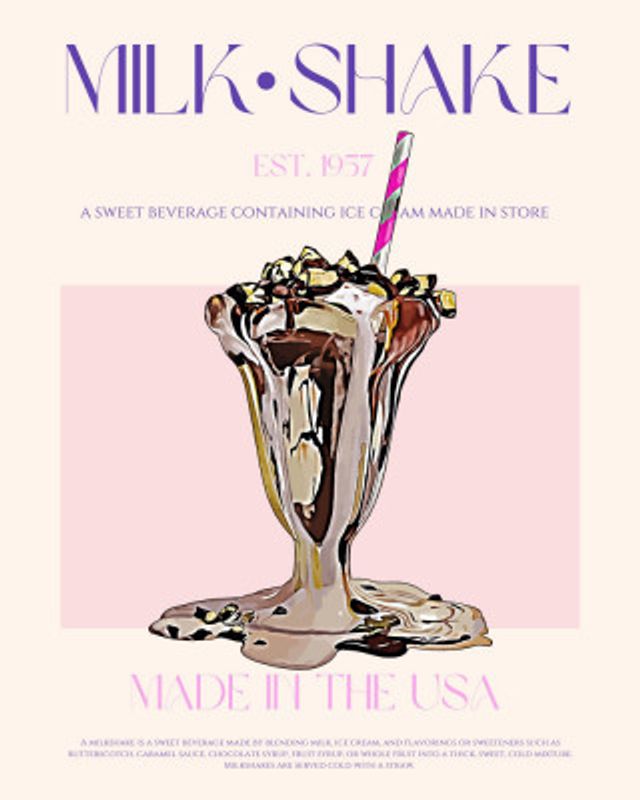 Milkshake Print