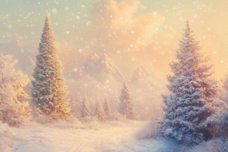 Snowy Dreamy Landscape