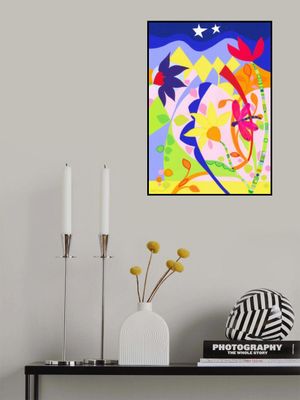 Vibrant Night Garden