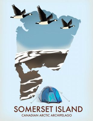 Somerset Island Canadian Arctic map