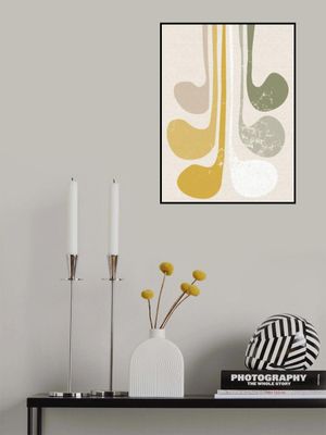 Abstract Paper Cut Composition Butter Yellow 2