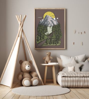 Mountain Lake Serenity