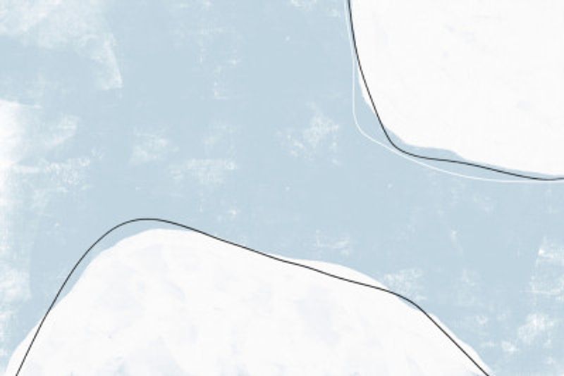 Blue And White Tones With Fluid Lines