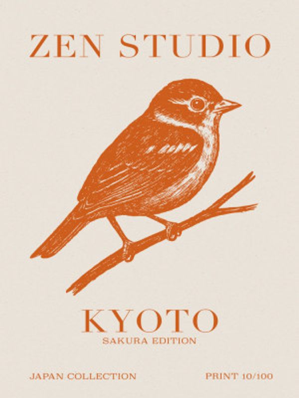 Kyoto Sparrow Scene