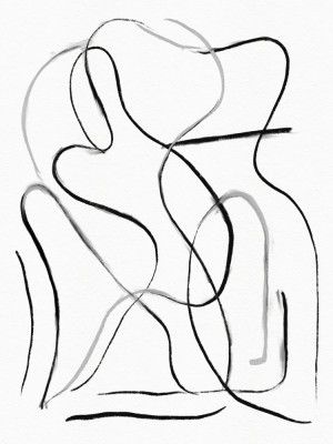 Abstract Scribble Art Paint Strokes