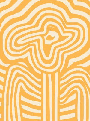 Yellow Striped Flower