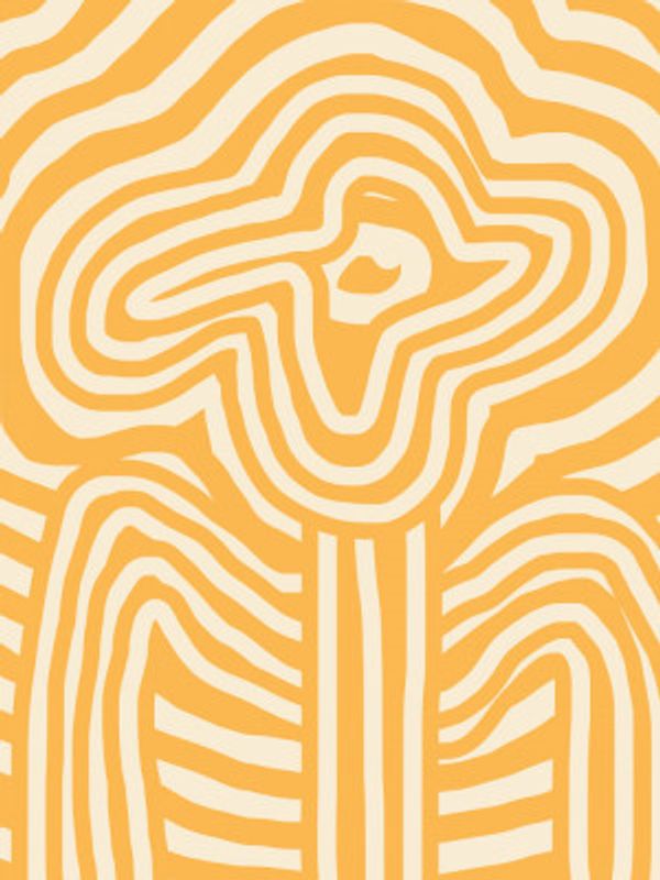 Yellow Striped Flower