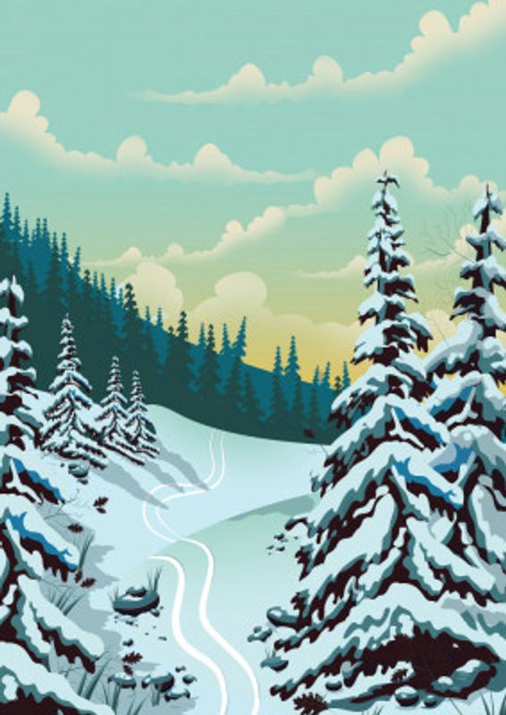 Skiing Landscape